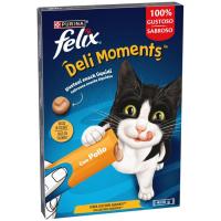 Snack líquido de pollo para gato FÉLIX DELI MOMENTS, pack 4x10 g