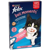 Snack líquido de salmón para gato FÉLIX D. MOMENTS, pack 4x10 g