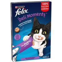 Snack líquido de pato para gato FÉLIX DELI MOMENTS, pack 4x10 g