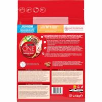 Alimento de pollo perro mediano/max junior ONE, saco 2,5 kg