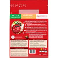 Alimento de pollo para perro mediano/max ONE ACTIVE, saco 2,5 kg
