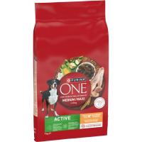 Alimento de pollo para perro mediano/max ONE ACTIVE, saco 7 kg
