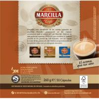 Café intenso compatible con Nespresso MARCILLA, caja 50 uds