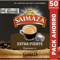 Café extrafuerte Nespresso SAIMAZA, caja 50 uds