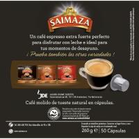 Café extrafuerte Nespresso SAIMAZA, caja 50 uds