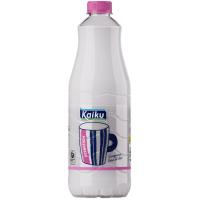Leche botella desnatada KAIKU, botella 1,5 litros