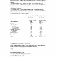 Bebida vegetal de avena y nuez BORGES, brik 1 litro