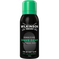 Espuma de afeitar WILKINSON SENSITIVE, spray 75 ml
