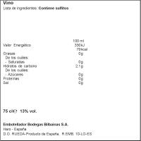 Vino Blanco Verdejo DO Rueda S. Especial EDERRA, botella 75 cl