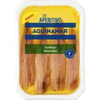 Sardina ahumada AGUINAMAR, bandeja 90 g