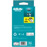 Cargador de afeitar GILLETTE MACH3, pack 7+1 ud