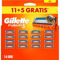 Cargador de afeitar GILLETTE FUSION 5, pack 11+5 uds