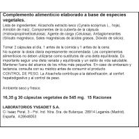 Alcachofa en cápsulas +FORM, caja 30 uds