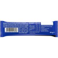 Barrita proteína suave con chocolate negro CORNY, 1 ud, 45 g