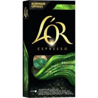 Café Brasil sistema Nespresso L'OR, caja 10 uds