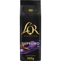 Café en grano Supremo L'OR, paquete 500 g
