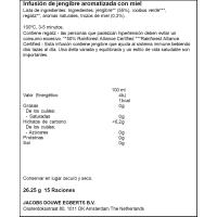 Infusión de jengibre y miel HORNIMANS BIENESTAR, caja 15 uds