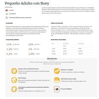 Alimento de buey para perro mini adulto ULTIMA, saco 1,25 kg