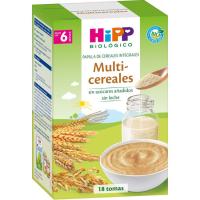 Papilla multicereales bio HIPP, caja 400 g