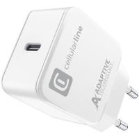 Cargador de red blanco 15w puerto usb-a CELLULAR LINE
