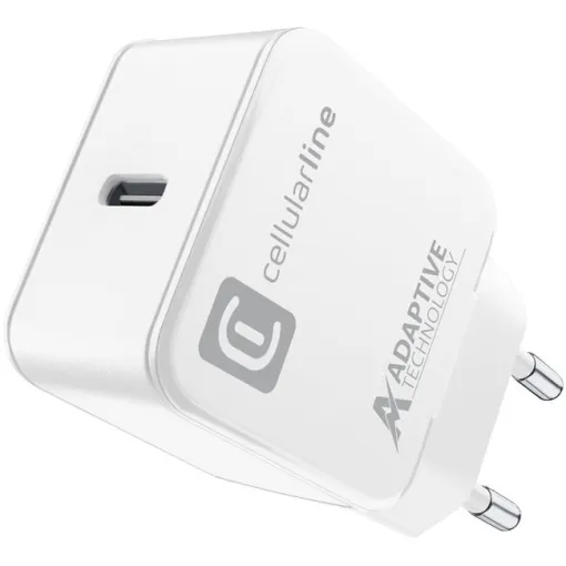 Cargador de red blanco 15w puerto usb-a CELLULAR LINE