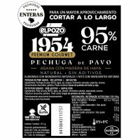 Pechuga de pavo asada ELPOZO, al corte, compra mínima 100 g