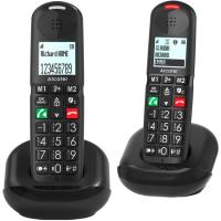 Teléfono inalámbrico Dúo negro, XL685 ALCATEL