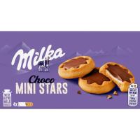 Estrellas minis de chocolate MILKA, caja 150 g