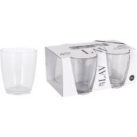 Vaso Vega 34 cl, vidrio transparente, pack 4 uds