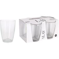 Vaso alto Vega 41 cl, vidrio transparente, pack 4 uds