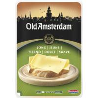 Queso tierno OLD AMSTERDAM, lonchas, bandeja 150 g