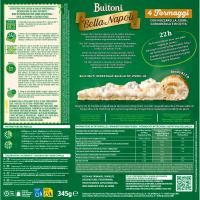 Pizza 4 formaggi BUITONI BELLA NAPOLI, caja 345 g