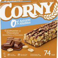 Barrita de cacahuete 0% CORNY, pack 6x20 g