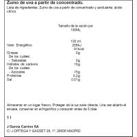 Mosto Blanco DON SIMON, botella 1 litro
