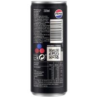 Refresco de cola sin azúcar sabor cereza PEPSI, lata 33 cl