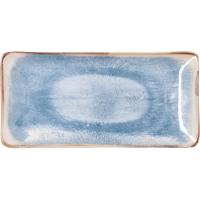 Fuente de porcelana Aura BIDASOA, 25x12 cm