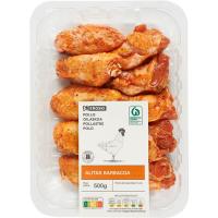 EROSKI barbakoa zaporeko oilasko hegalak, erretilua 500 g