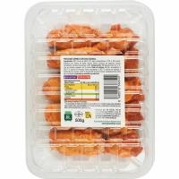 Alas de pollo sabor barbacoa EROSKI, bandeja 500 g