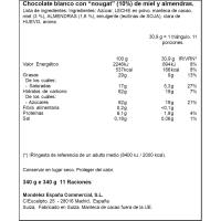 Barrita de chocolate blanco TOBLERONE, tableta 340 g