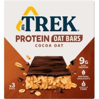 Barritas de avena y cacao TREK, pack 3x50 g