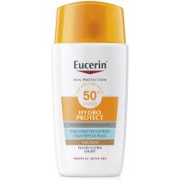 Fluido solar facial color medio Hydro SPF50+ EUCERIN, bote 50 ml