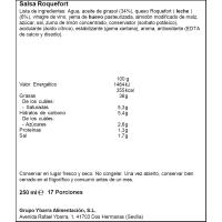 Salsa Roquefort YBARRA, bocabajo 250 ml