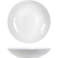 Plato hondo de porcelana blanca NBC 20 cm Coupé H&H, 1 ud