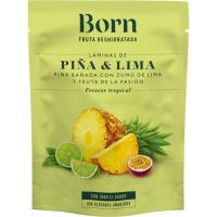 Piña y lima deshidratada BORN, bolsa 40 g