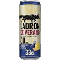 Tinto de verano con limón 0,0 LADRON VERANO, lata 33 cl Tinto de verano con limón 0,0 LADRON VERANO, lata 33 cl