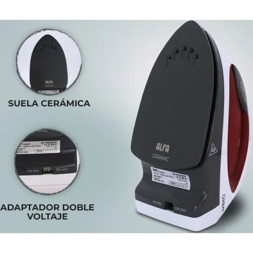 Plancha de viaje, 1100W, Coquet ALFA