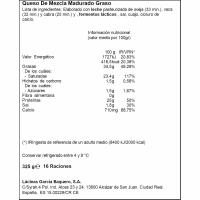 Queso semicurado mezcla GARCÍA BAQUERO, cuña 325 g