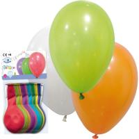 Globo color surtido liso, 22x31 cm, edad rec: +8 años GLOBOLANDIA, pack 15 uds