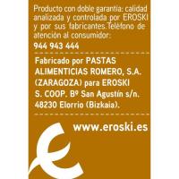 EROSKI espageti arrautzadunak, paketea 500 g