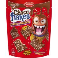 Chocoflakes de chocolate con leche CUÉTARA, bolsa 87 g